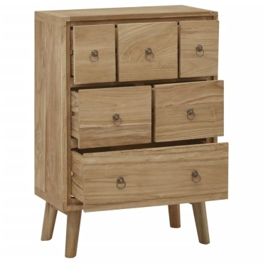 vidaXL Συρταριέρα 56x30x80cm από Μασίφ Ξύλο Teak 1 τεμ.