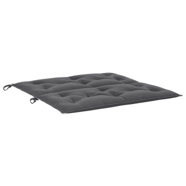 vidaXL Μαξιλάρι Πάγκου Κήπου Ανθρακί 100x(50+50)x7cm Ύφασμα Oxford