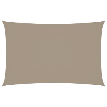 vidaXL Πανί Σκίασης Ορθογώνιο Taupe 2 x 5 μ. από Ύφασμα Oxford