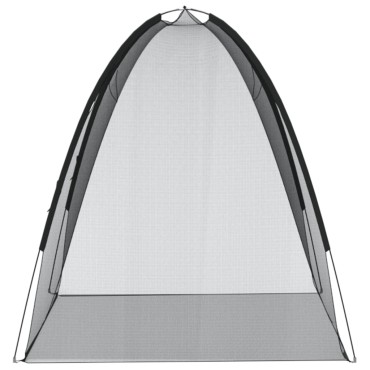 vidaXL Κουνουπιέρα Mongolia με Πόρτες 200Δίχτυ Μαύρη 200x120x130εκ.