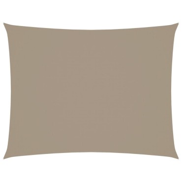 vidaXL Πανί Σκίασης Ορθογώνιο Taupe 3,5 x 5 μ. από Ύφασμα Oxford