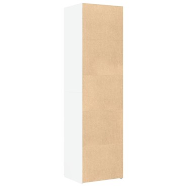 vidaXL Ντουλάπι Λευκό 50x42,5x185cm από Επεξεργασμένο Ξύλο 1 τεμ.