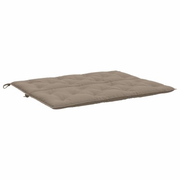 vidaXL Μαξιλάρι Πάγκου Κήπου Taupe 120x(50+50)x7cm Ύφασμα Oxford
