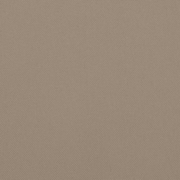 vidaXL Μαξιλάρι Πάγκου Κήπου Taupe 120x(50+50)x7cm Ύφασμα Oxford
