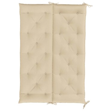 vidaXL Μαξιλάρι Πάγκου Κήπου Μπεζ 150x(50+50)x7cm Ύφασμα Oxford