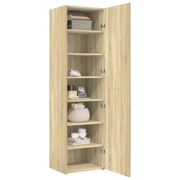 vidaXL Ντουλάπι Sonoma Δρυς 50x42,5x185cm από Επεξεργασμένο Ξύλο 1 τεμ.
