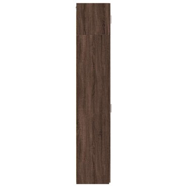 vidaXL Ντουλάπι Αποθήκευσης Στενό Δρυς 50x42,5x225cm Επεξεργ. Ξύλο 1 τεμ.