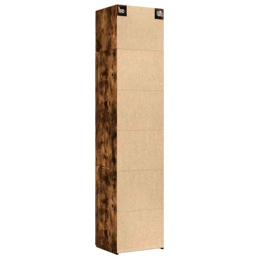 vidaXL Ντουλάπι Αποθήκευσης Στενό Δρυς 50x42,5x225cm Επεξεργ. Ξύλο 1 τεμ.