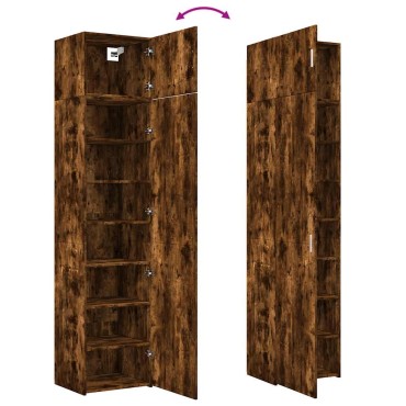 vidaXL Ντουλάπι Αποθήκευσης Στενό Δρυς 50x42,5x225cm Επεξεργ. Ξύλο 1 τεμ.