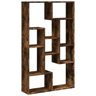 vidaXL Βιβλιοθήκη Καπνιστή Δρυς 72x20x120cm από Επεξεργασμένο Ξύλο 1 τεμ.