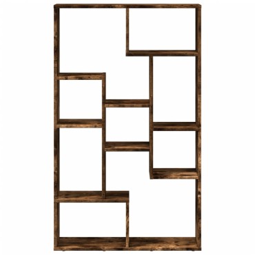 vidaXL Βιβλιοθήκη Καπνιστή Δρυς 72x20x120cm από Επεξεργασμένο Ξύλο 1 τεμ.
