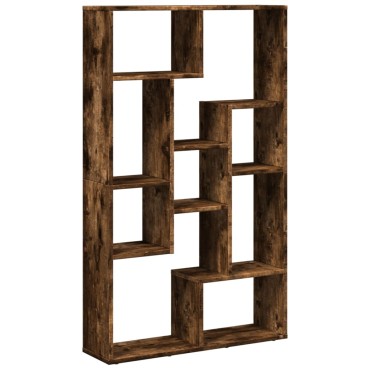 vidaXL Βιβλιοθήκη Καπνιστή Δρυς 72x20x120cm από Επεξεργασμένο Ξύλο 1 τεμ.