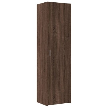 vidaXL Ντουλάπι Καφέ Δρυς 50x42,5x185cm από Επεξεργασμένο Ξύλο 1 τεμ.