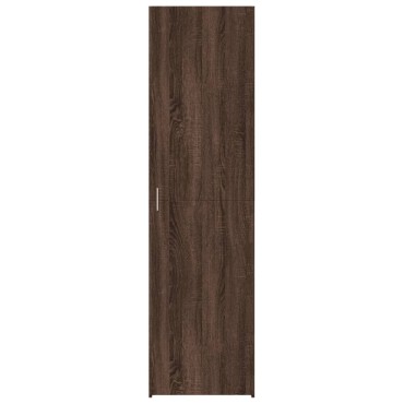 vidaXL Ντουλάπι Καφέ Δρυς 50x42,5x185cm από Επεξεργασμένο Ξύλο 1 τεμ.