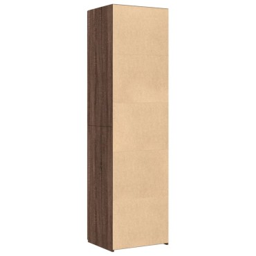vidaXL Ντουλάπι Καφέ Δρυς 50x42,5x185cm από Επεξεργασμένο Ξύλο 1 τεμ.
