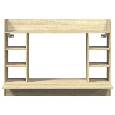 vidaXL Γραφείο Τοίχου Sonoma Δρυς 105x48x75cm από Επεξεργασμένο Ξύλο 1 τεμ.