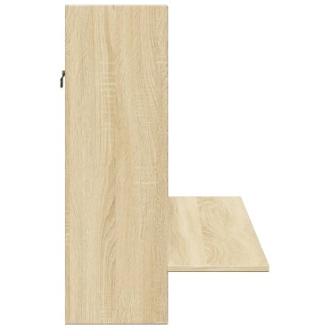 vidaXL Γραφείο Τοίχου Sonoma Δρυς 105x48x75cm από Επεξεργασμένο Ξύλο 1 τεμ.