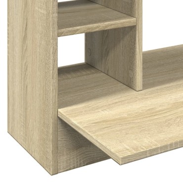vidaXL Γραφείο Τοίχου Sonoma Δρυς 105x48x75cm από Επεξεργασμένο Ξύλο 1 τεμ.
