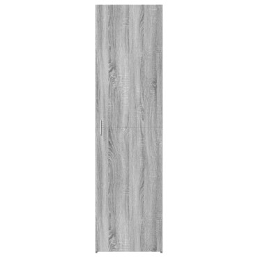 vidaXL Ντουλάπι Γκρι Sonoma 50x42,5x185cm από Επεξεργασμένο Ξύλο 1 τεμ.