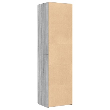 vidaXL Ντουλάπι Γκρι Sonoma 50x42,5x185cm από Επεξεργασμένο Ξύλο 1 τεμ.