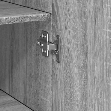 vidaXL Ντουλάπι Γκρι Sonoma 50x42,5x185cm από Επεξεργασμένο Ξύλο 1 τεμ.