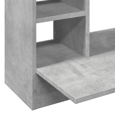 vidaXL Γραφείο Τοίχου Γκρι Σκυρ. 105x48x75cm από Επεξεργασμένο Ξύλο 1 τεμ.