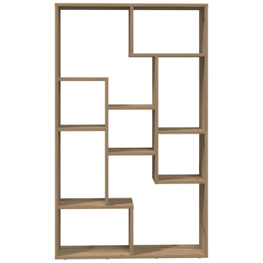 vidaXL Βιβλιοθήκη Αρτισιανή Δρυς 72x20x120cm από Επεξεργασμένο Ξύλο 1 τεμ.