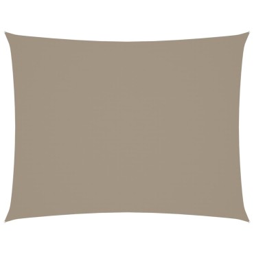 vidaXL Πανί Σκίασης Ορθογώνιο Taupe 4 x 5 μ. από Ύφασμα Oxford
