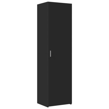vidaXL Ντουλάπι Μαύρο 50x42,5x185cm από Επεξεργασμένο Ξύλο 1 τεμ.