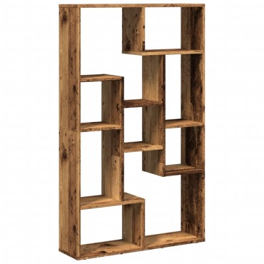 vidaXL Βιβλιοθήκη Όψη Παλαιού Ξύλου 72x20x120cm Επεξεργασμένο Ξύλο 1 τεμ.