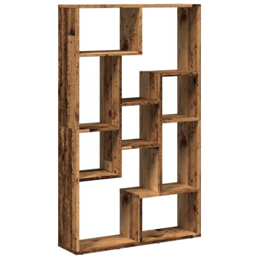 vidaXL Βιβλιοθήκη Όψη Παλαιού Ξύλου 72x20x120cm Επεξεργασμένο Ξύλο 1 τεμ.