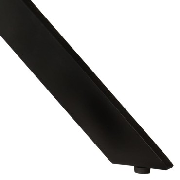 vidaXL Τραπεζαρία 110x78cm από Μασίφ Ανακυκλωμένο Ξύλο και Ατσάλι 1 τεμ.