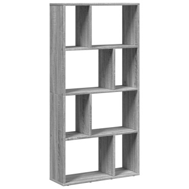 vidaXL Βιβλιοθήκη Γκρι Sonoma 60x20x120cm από Επεξεργ. Ξύλο 1 τεμ.