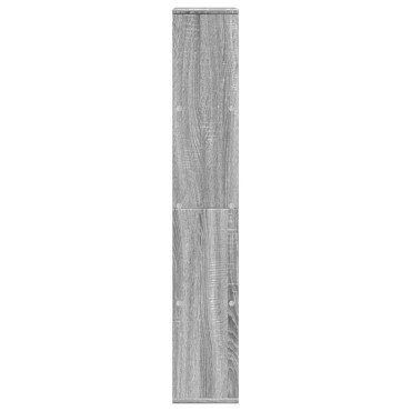 vidaXL Βιβλιοθήκη Γκρι Sonoma 60x20x120cm από Επεξεργ. Ξύλο 1 τεμ.