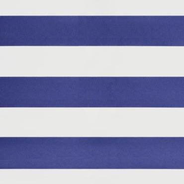 vidaXL Τέντα Πτυσσόμενη Αυτόματη Μπλε και Λευκή 3,5 x 2,5 μ.