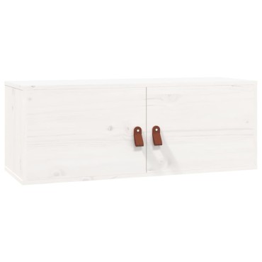 vidaXL Ντουλάπια Τοίχου 2 τεμ. 80x30x30cm από Μασίφ Ξύλο Πεύκου