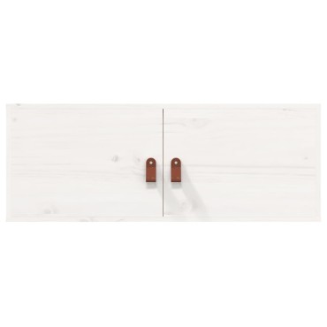 vidaXL Ντουλάπια Τοίχου 2 τεμ. 80x30x30cm από Μασίφ Ξύλο Πεύκου