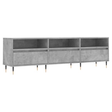 vidaXL Έπιπλο Τηλεόρασης Γκρι Σκυρ. 150x30x44,5cm Επεξ. Ξύλο