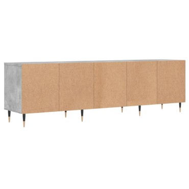 vidaXL Έπιπλο Τηλεόρασης Γκρι Σκυρ. 150x30x44,5cm Επεξ. Ξύλο