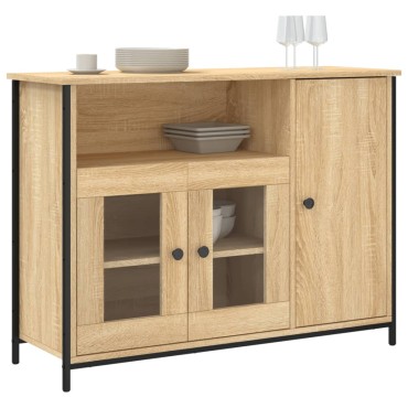 vidaXL Ντουλάπι Sonoma Δρυς 100x35x75cm από Επεξεργασμένο Ξύλο 1 τεμ.