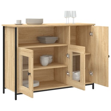 vidaXL Ντουλάπι Sonoma Δρυς 100x35x75cm από Επεξεργασμένο Ξύλο 1 τεμ.