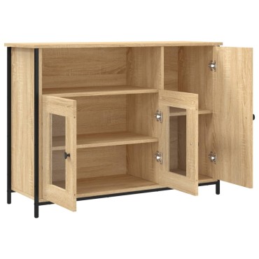 vidaXL Ντουλάπι Sonoma Δρυς 100x35x75cm από Επεξεργασμένο Ξύλο 1 τεμ.
