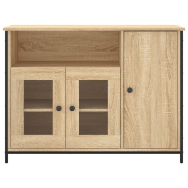vidaXL Ντουλάπι Sonoma Δρυς 100x35x75cm από Επεξεργασμένο Ξύλο 1 τεμ.