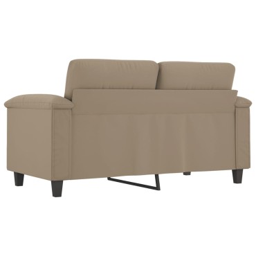 vidaXL Καναπές Διθέσιος Taupe Ύφασμα μικροϊνών 210x77x80cm 1 τεμ.