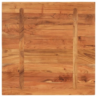 vidaXL Επιφάνεια Τραπεζιού Τετράγωνη 80x80x3,8cm Μασίφ Ξύλο Ακακίας 1 τεμ.