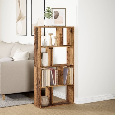 vidaXL Βιβλιοθήκη Όψη Παλαιού Ξύλου 60x20x120cm Επεξεργασμένο Ξύλο 1 τεμ.