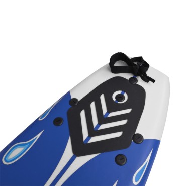 vidaXL Σανίδα Surf Μπλε 170 εκ.