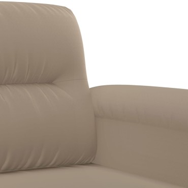 vidaXL Πολυθρόνα Taupe από Ύφασμα Μικροϊνών 90x77x80cm 1 τεμ. Γωνιακός