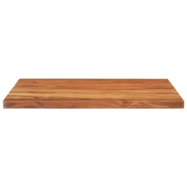 vidaXL Επιφάνεια Τραπεζιού Ορθογώνια 110x80x2,5cm Μασίφ Ξύλο Ακακίας 1 τεμ.