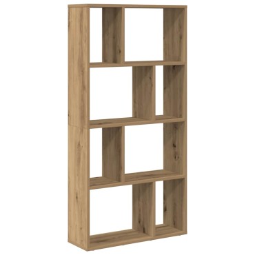 vidaXL Βιβλιοθήκη Αρτισιανή Δρυς 60x20x120cm από Επεξεργασμένο Ξύλο 1 τεμ.